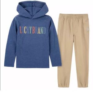 Lucky Brand Boy's Long Sleeve 2 Piece Set-Size 4T